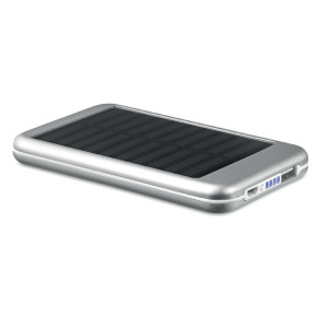 Powerbank solaire 4000mAh       Couleur:Argent