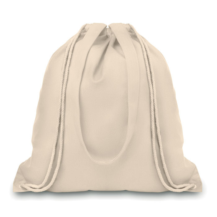 Sac shopping à cordelette       Couleur:Beige