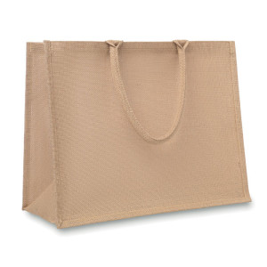 Sac shopping en jute            Couleur:Beige