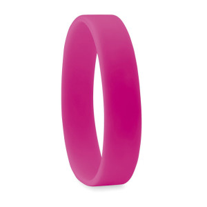 Bracelet en silicone.           Couleur:Fuchsia