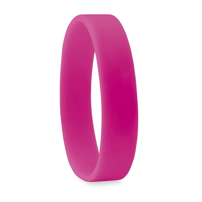 Bracelet en silicone.           Couleur:Fuchsia