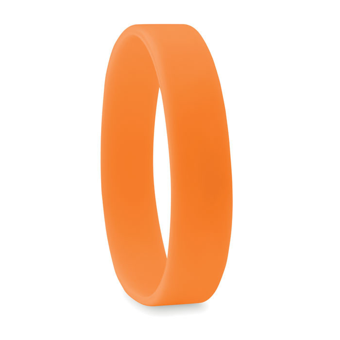 Bracelet en silicone.           Couleur:Orange