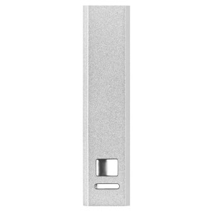 Power bank en aluminium         Couleur:Argent