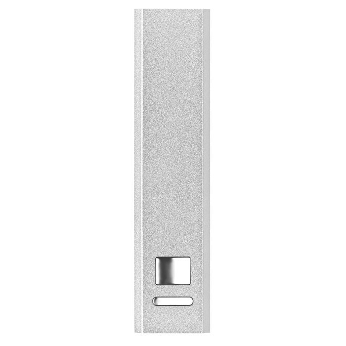 Power bank en aluminium         Couleur:Argent