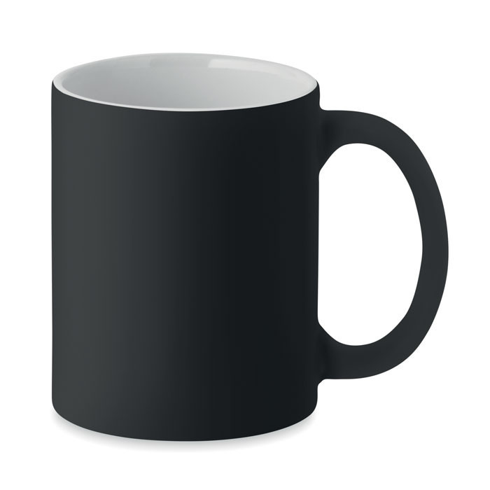 Matt coloured mug 300 ml        Couleur:Noir