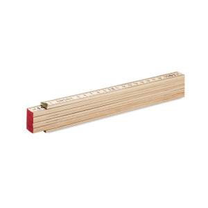 Carpenter ruler in wood 2m      Couleur:Bois