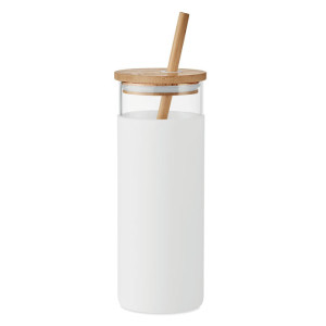 Gobelet en verre 450ml.         Couleur:Blanc