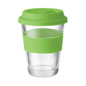 Gobelet en verre 350 ml         Couleur:Vert citron