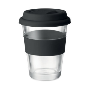 Gobelet en verre 350 ml         Couleur:Noir