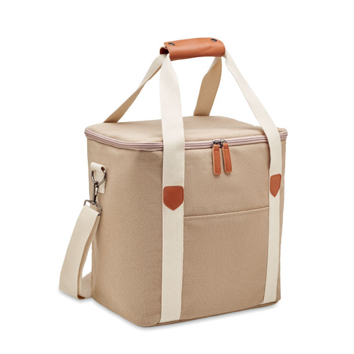 Large cooler bag canvas 450gr/m Couleur:Beige