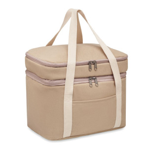 Cooler bag canvas 320 gr/m²     Couleur:Beige