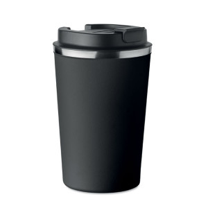 Gobelet à double paroi 350 ml   Couleur:Noir