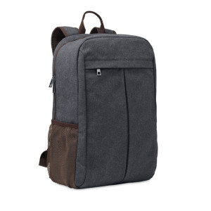 Computer backpack in canvas     Couleur:Noir