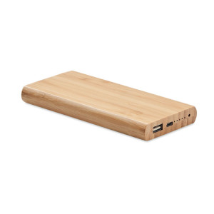 6000 mAh Bamboo power bank      Couleur:Bois