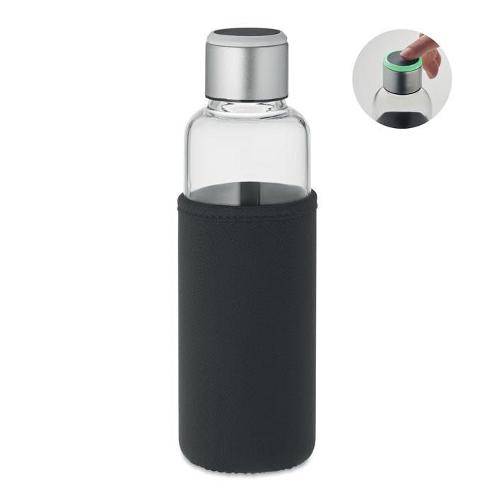 Glass bottle sensor reminder    Couleur:Noir