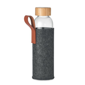 Glass bottle 500 ml             Couleur:Gris foncé