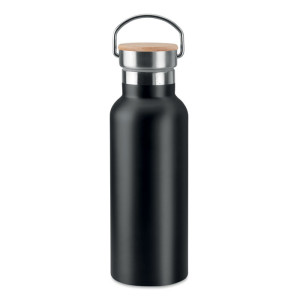 Flacon double paroi 500 ml      Couleur:Noir