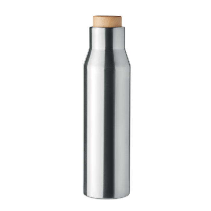 Flacon à double paroi 500 ml    Couleur:Argent