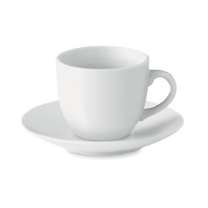 Espresso cup and saucer 80 ml   Couleur:Blanc