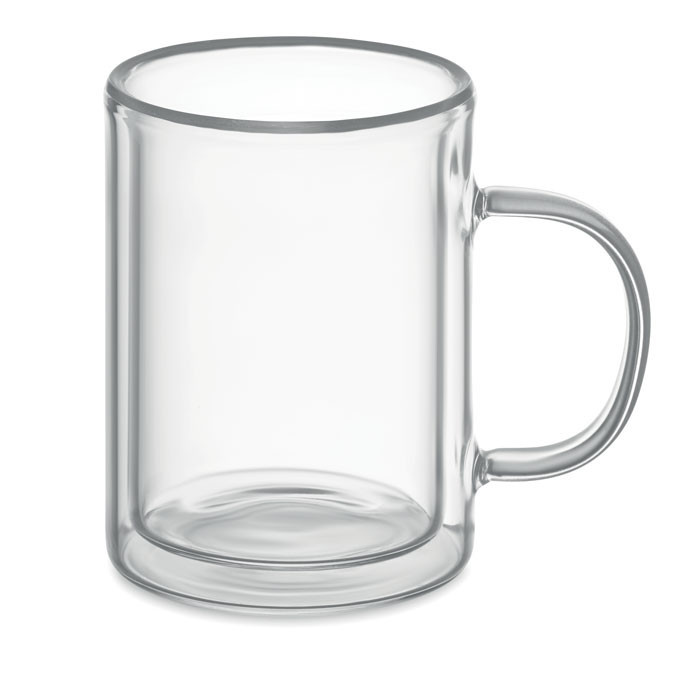 Double wall sublimation mug     Couleur:Transparent