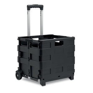 Foldable shopping trolley       Couleur:Noir