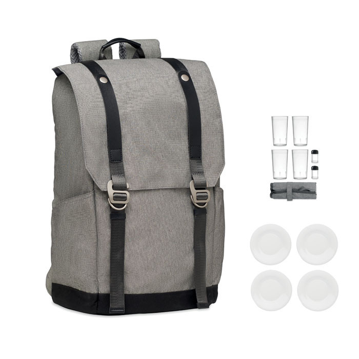 Picnic backpack 4 people        Couleur:Gris