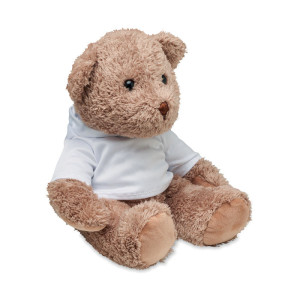 Teddy bear plush                Couleur:Blanc