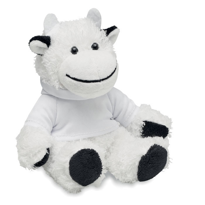 Teddy cow plush                 Couleur:Blanc