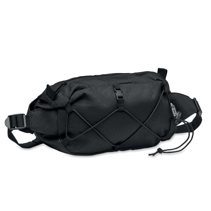 Waist bag in 600D RPET          Couleur:Noir