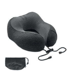 Travel Pillow in RPET           Couleur:Gris foncé