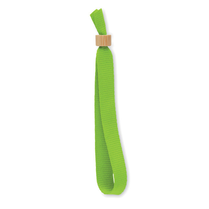 RPET polyester wristband        Couleur:Vert citron