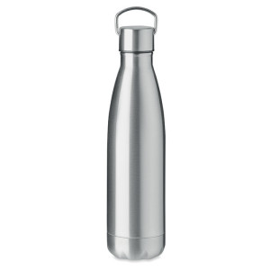 Double wall bottle 500ml        Couleur:Argent