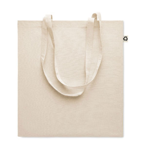 Sac shopping en coton recyclé   Couleur:Beige