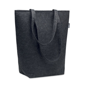 Sac Shopping en feutre RPET     Couleur:Gris foncé