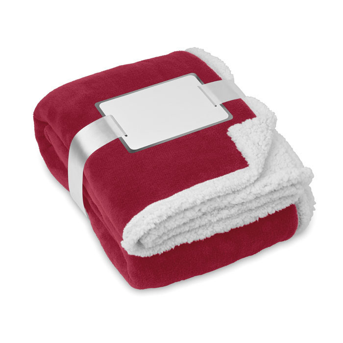 Couverture PP / sherpa          Couleur:Bordeaux