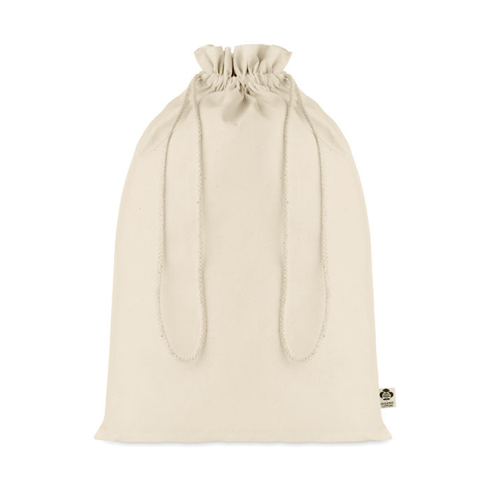 Sac cadeau coton biologique L   Couleur:Beige