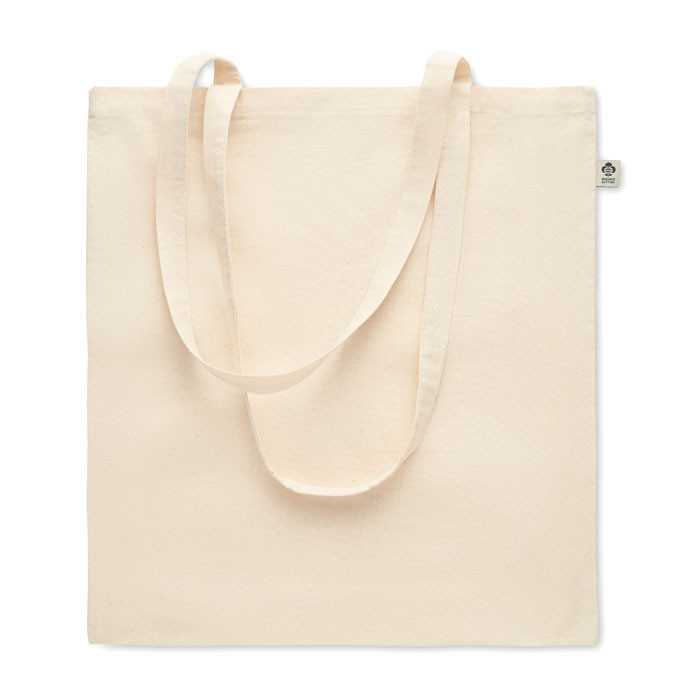 Sac shopping en coton biologiqu Couleur:Beige