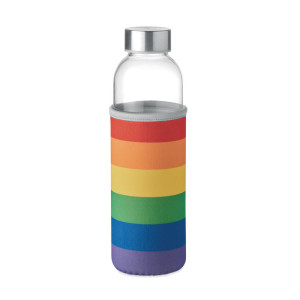 Bouteille en verre 500ml        Couleur:Multicouleur