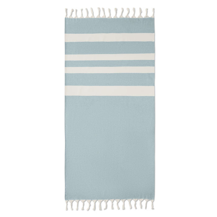 Fouta  140 gr/m²                Couleur:Bleu