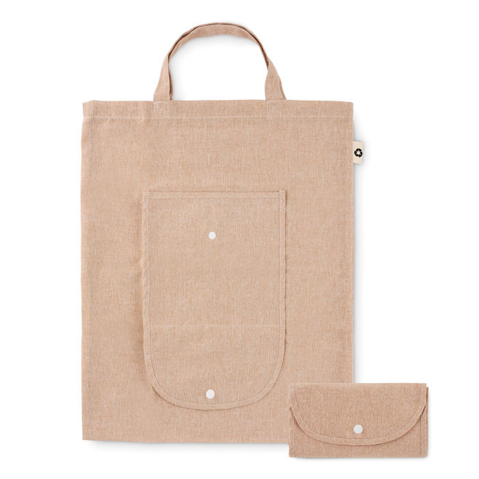 Sac shopping pliable 140 gr/m²  Couleur:Beige