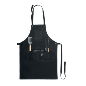 Tablier BBQ set                 Couleur:Noir