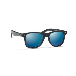 Lunettes de soleil bambou       Couleur:Bleu