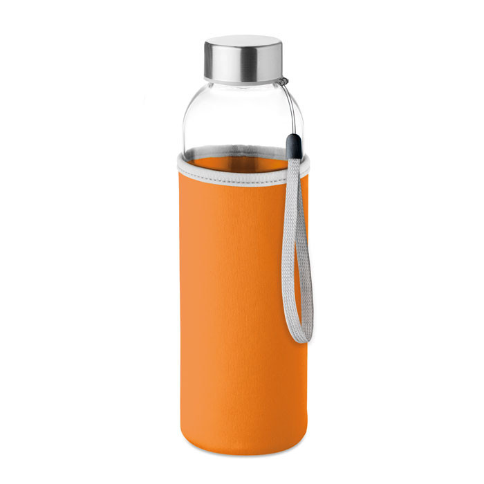 Bouteille en verre 500ml        Couleur:Orange