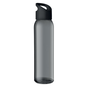 Bouteille en verre 470ml        Couleur:Noir