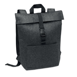 Sac à dos en feutre RPET        Couleur:Gris foncé