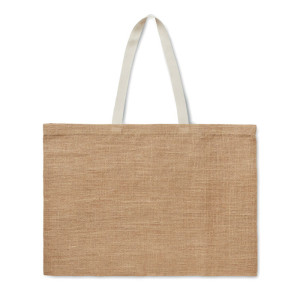 Sac shopping en jute            Couleur:Beige