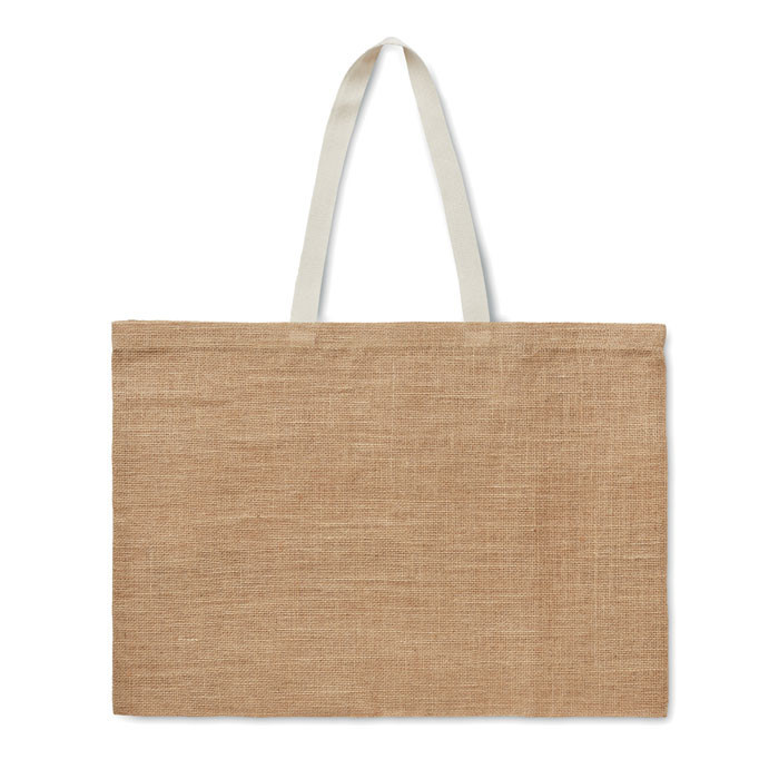 Sac shopping en jute            Couleur:Beige