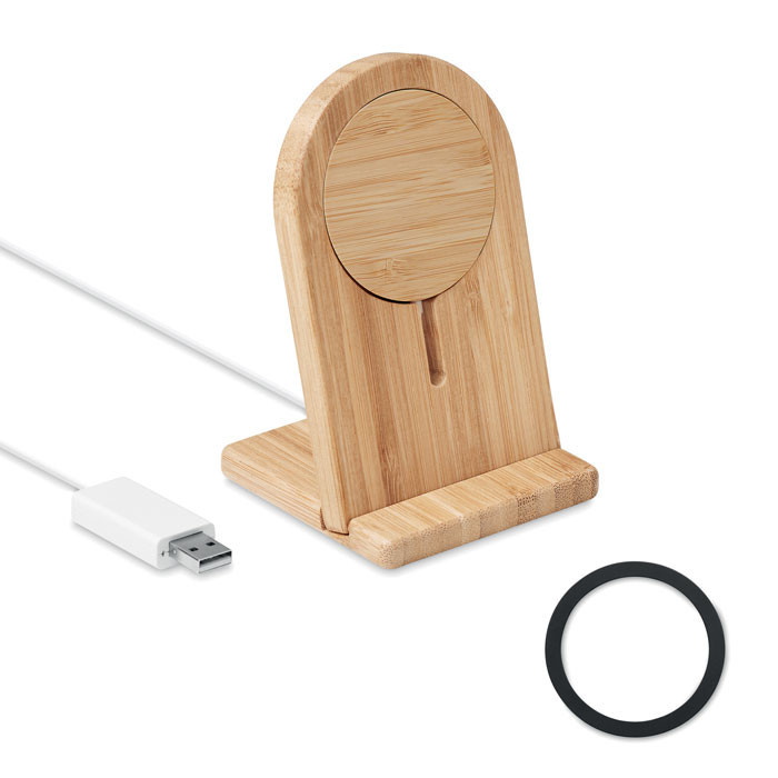 Chargeur magnétique portable    Couleur:Bois