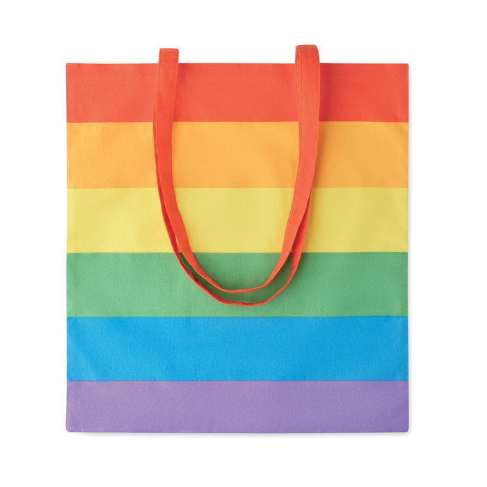 Sac shopping coton 200 gr/m²    Couleur:Multicouleur