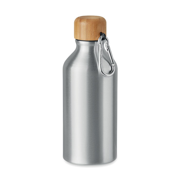 Bouteille en aluminium 400 ml   Couleur:Argent